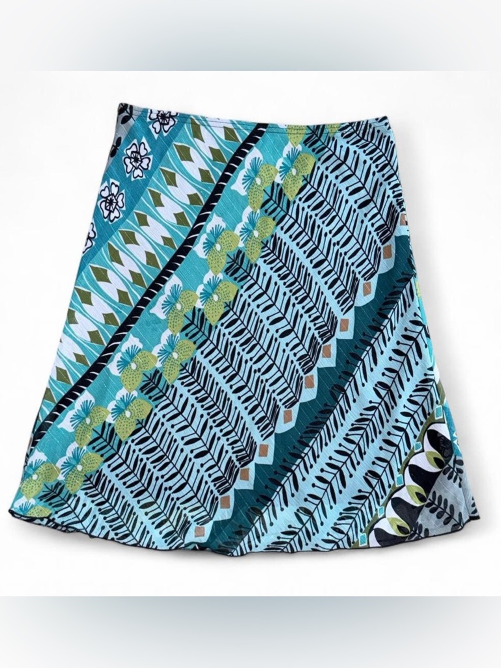 Vintage Green and Blue Fairycore Skirt. Size M.